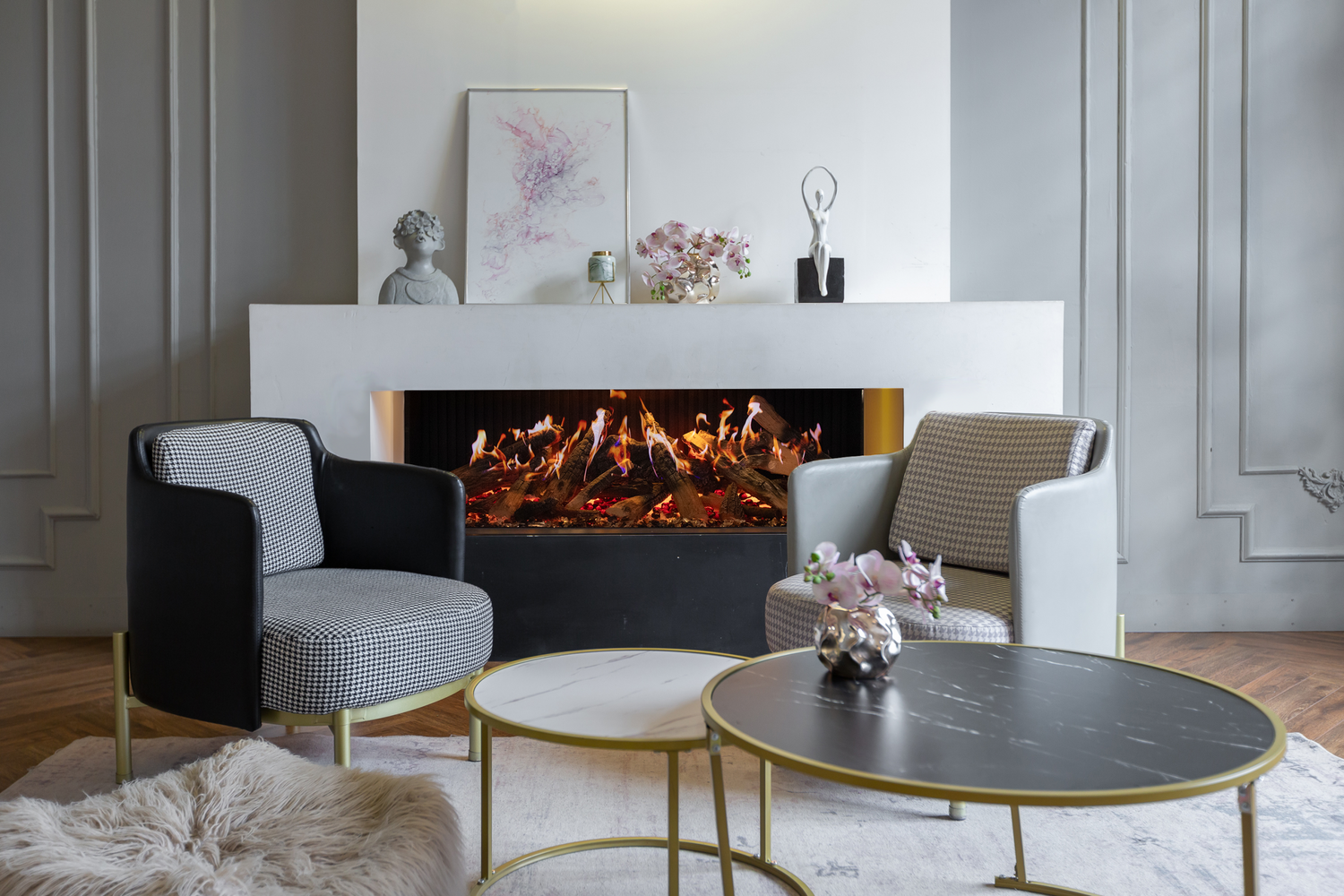 Amantii Signature 75 "MultiView Holo Electric Fireplace - MULTIVIEW-HOLO-75-SIG