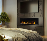 Dimplex Ignite Evolve 50" Linear Electric Fireplace In Bedroom- EVO50