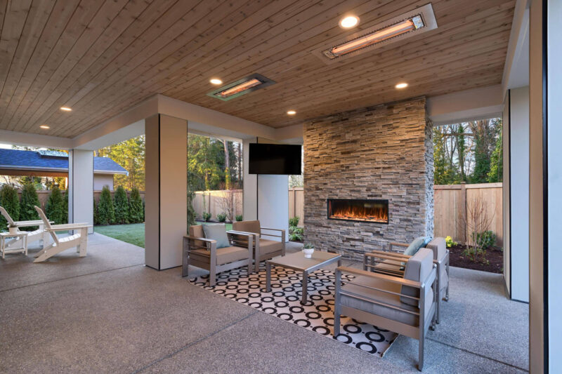 Electric fireplace lifestyle