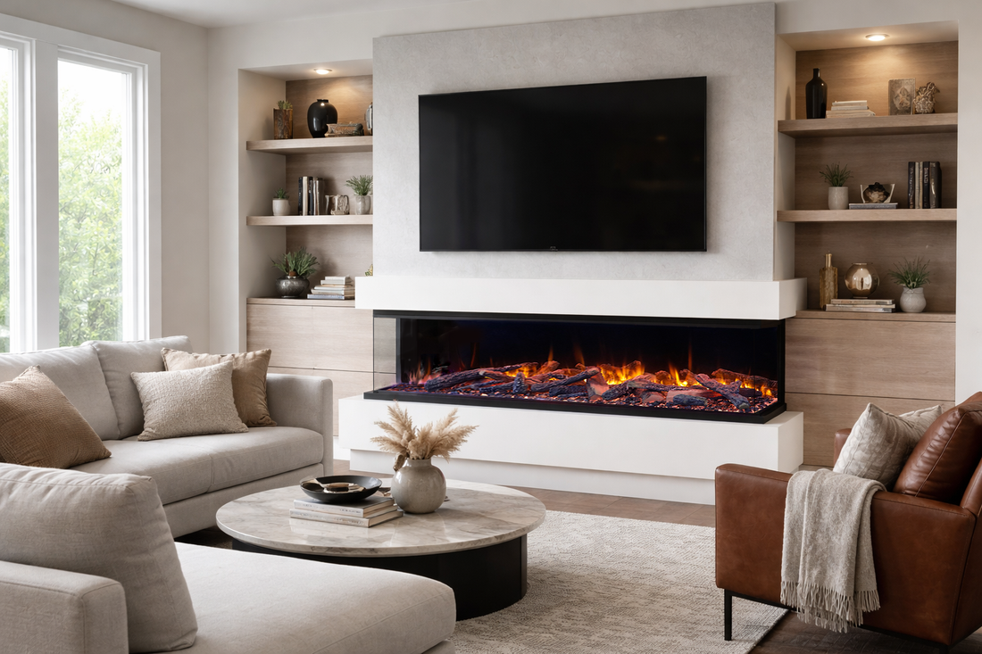 Amantii LumaForest 48" Multi-Sided Electric Fireplace - LF48