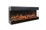 Amantii TRV-85-BESPOKE Smart Indoor/Outdoor 3-Sided Electric Fireplace