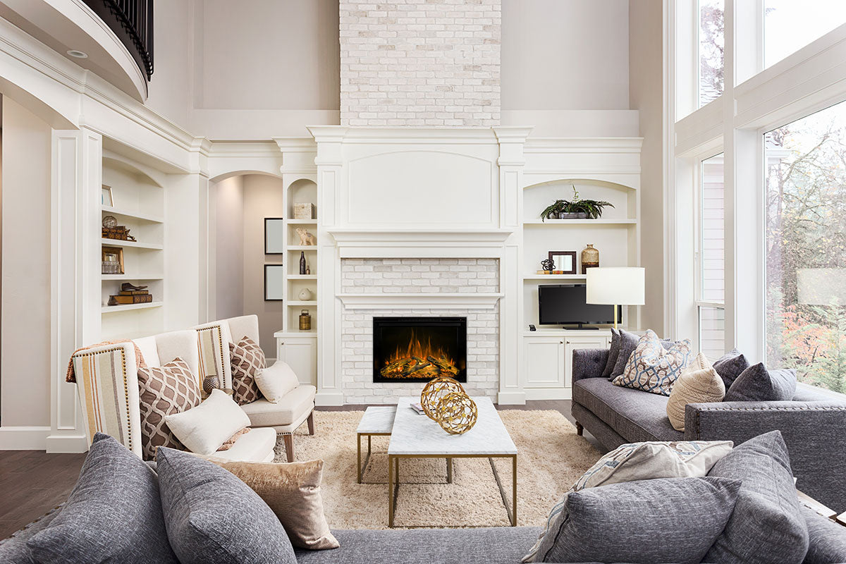 Electric fireplace lifestyle