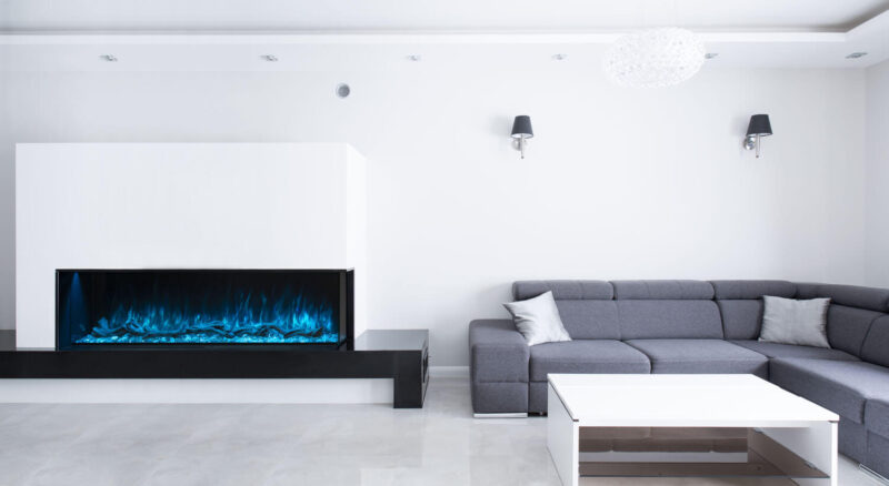 Modern Flames Landscape Pro Multi 68 inch Electric Fireplace installation - LPM-6816