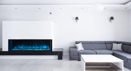 Modern Flames Landscape Pro Multi 68 inch Electric Fireplace installation - LPM-6816