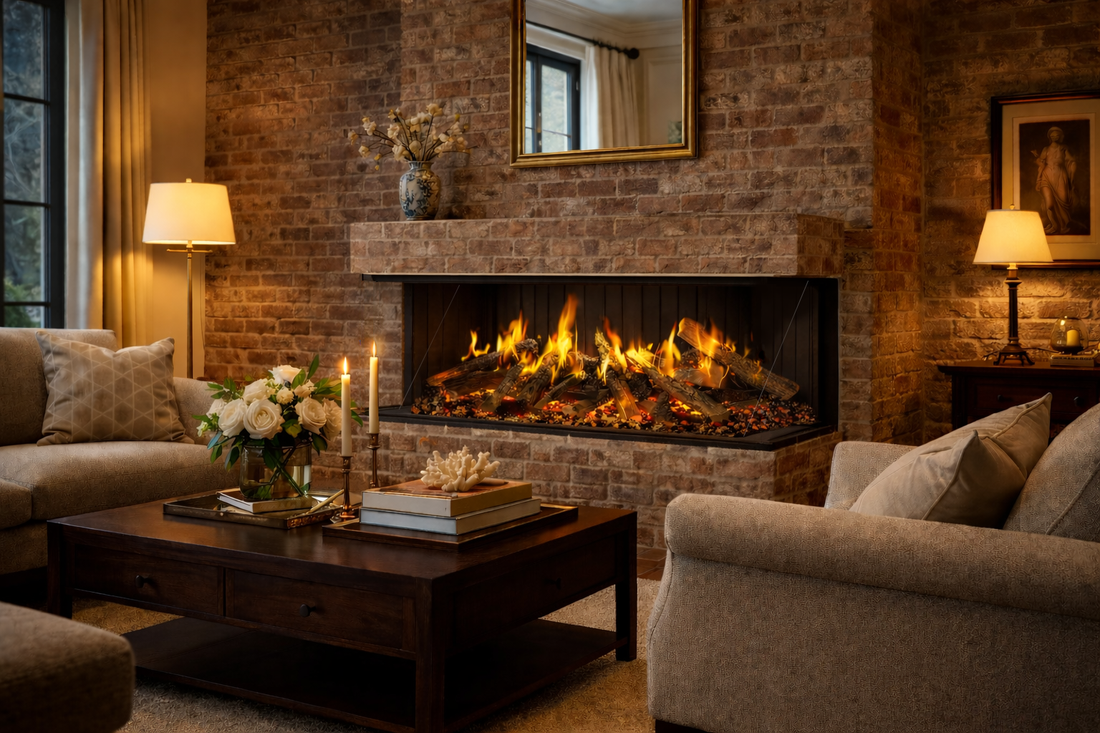 Amantii Signature 55" MultiView Holo Electric Fireplace - MULTIVIEW-HOLO-55-SIG