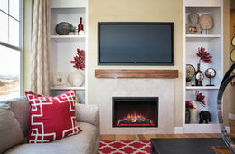 Napoleon Cineview Built-in Electric Fireplace Insert lifestyle view
