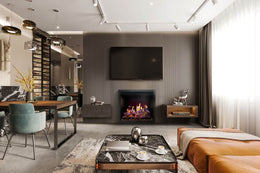 Napoleon ElevationX 36 inch Electric Fireplace lifestyle view