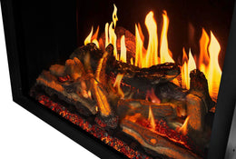 Napoleon ElevationX 42 inch Electric Fireplace flame detail