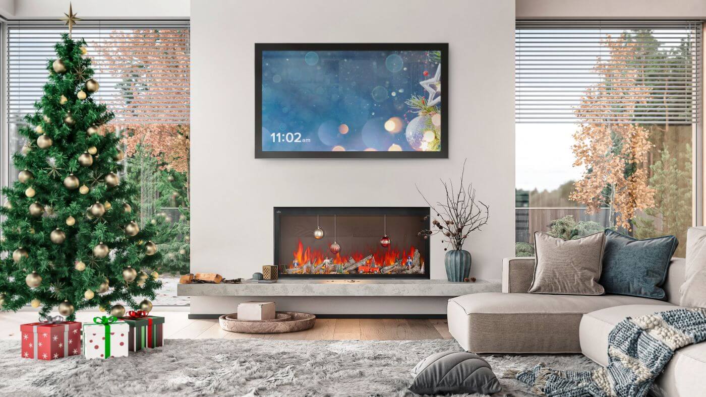 Electric fireplace lifestyle