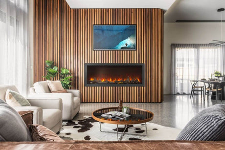 Napoleon Astound 96" Built-In Electric Fireplace Kichen - NEFB96AB