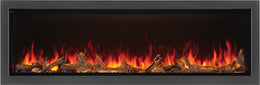 Napoleon Astound 74 inch Built-In Electric Fireplace with woodland driftwood media - NEFB74AB