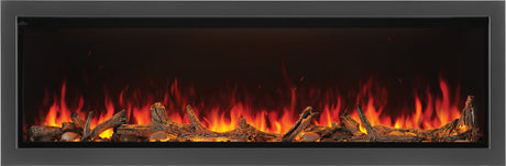 Napoleon Astound 74 inch Built-In Electric Fireplace with woodland driftwood media - NEFB74AB