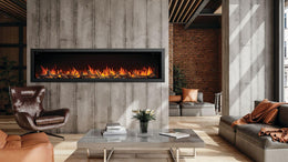 Napoleon Astound 96" Built-In Electric Fireplace - NEFB96AB