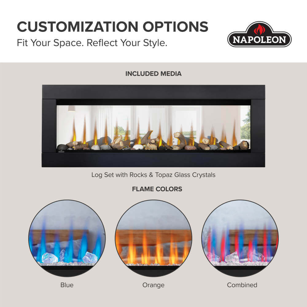 Napoleon 50" CLEARion Elite Electric Fireplace Wall mount - NEFBD50HE