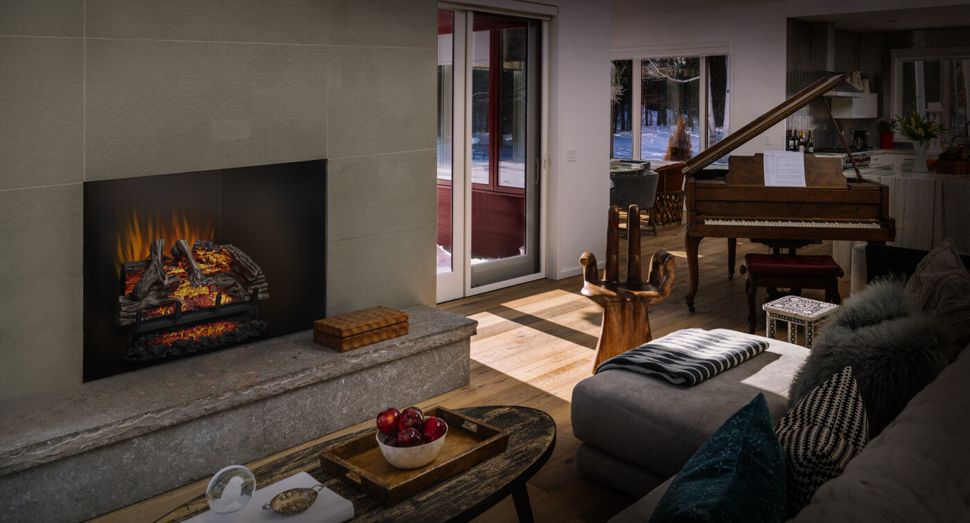Electric fireplace lifestyle