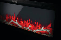 Napoleon 36 inch Entice Series Electric Fireplace Wall Mount flame detail