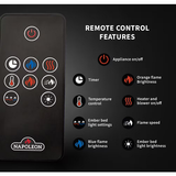 Napoleon Entice 42" Wall Mount Remote Control - NEFL42CFH
