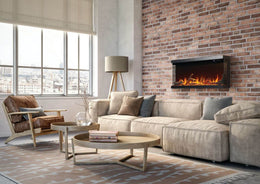 Napoleon Astound 50 inch FlexMount Electric Fireplace flame detail