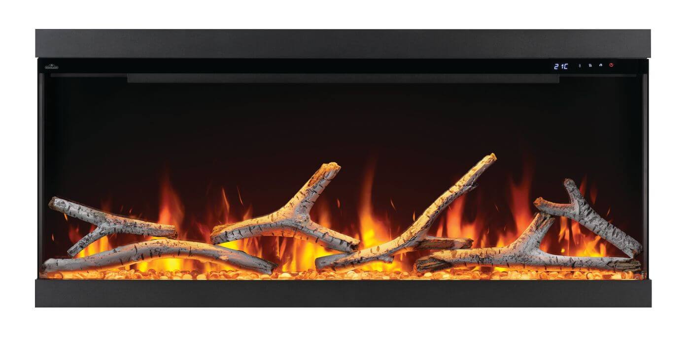 Napoleon Astound 50 inch FlexMount Electric Fireplace lifestyle view