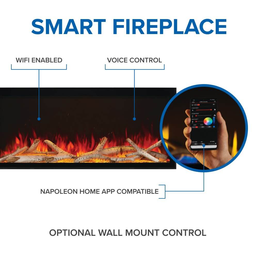 Napoleon Astound 62" FlexMount Electric Fireplace - NEFL62AB