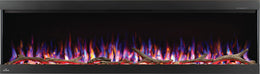 Napoleon TriVista Pictura 60 inch Three-Sided Wall Hanging Electric Fireplace with driftwood media - NEFL60H-3SV