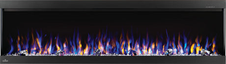 Napoleon TriVista Pictura 60 inch Three-Sided Wall Hanging Electric Fireplace with crystal media - NEFL60H-3SV