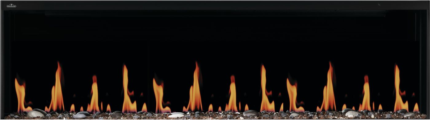 Napoleon 65" LCD Luminex Linear Electric Fireplace - NEFL65LCD-3SV