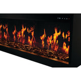 Napoleon 65" LCD Luminex Linear Electric Fireplace - NEFL65LCD-3SV