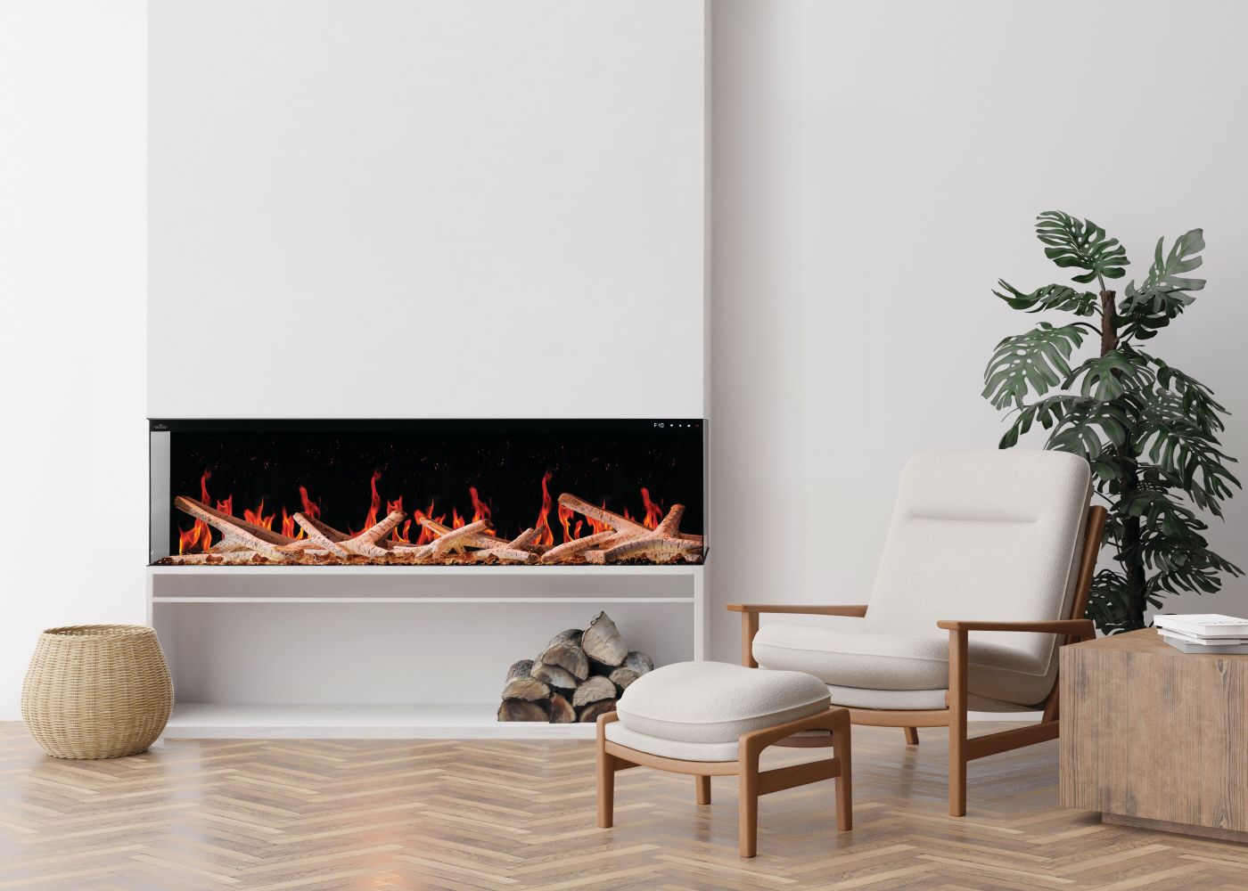 Electric fireplace lifestyle