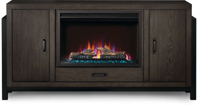 Napoleon Franklin Electric Fireplace Media Console lifestyle view