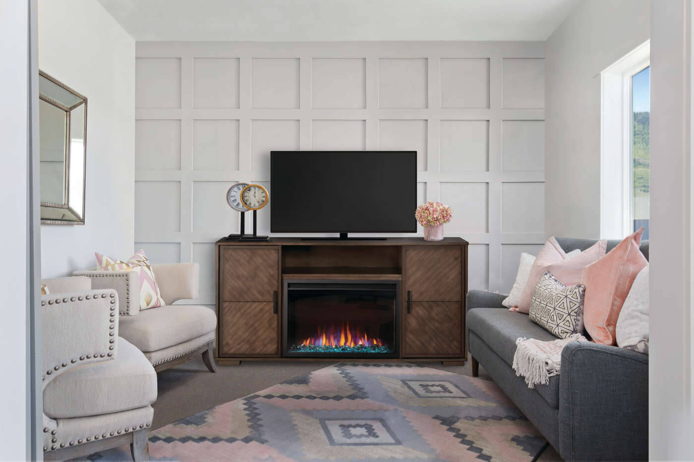 Electric fireplace lifestyle