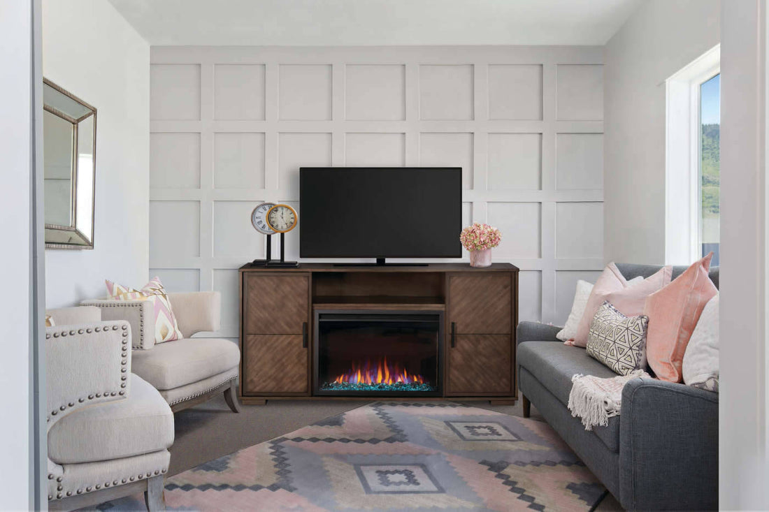 Napoleon Hayworth Electric Fireplace Media Console  - NEFP30-3620RLB