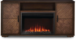 Napoleon Hayworth Electric Fireplace Media Console lifestyle view