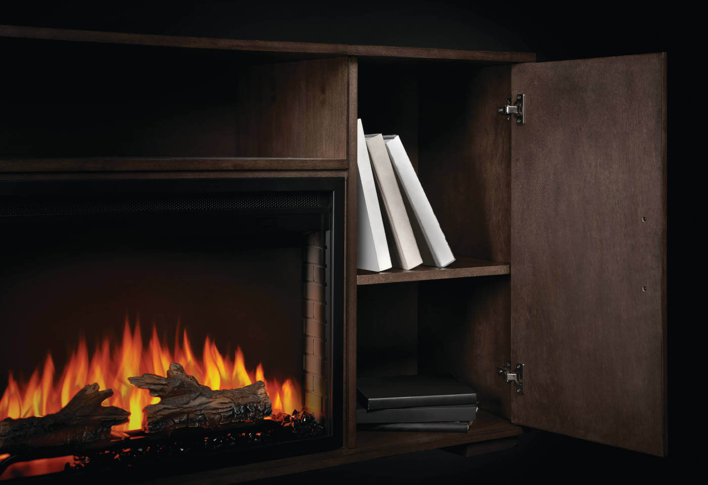 Napoleon Hayworth Electric Fireplace Media Console  - NEFP30-3620RLB
