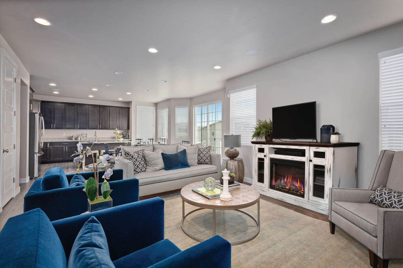 Electric fireplace lifestyle