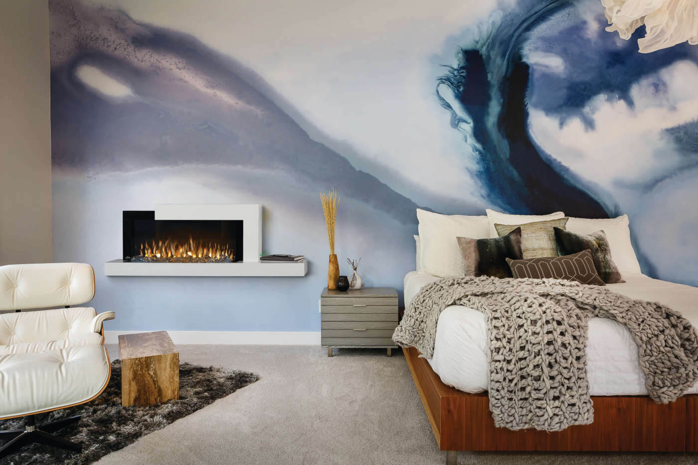 Electric fireplace lifestyle