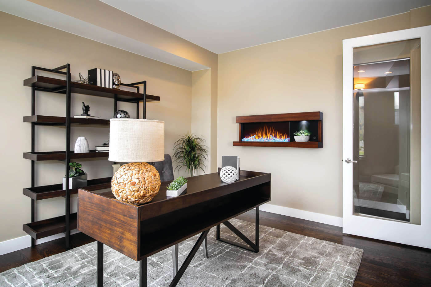 Electric fireplace lifestyle