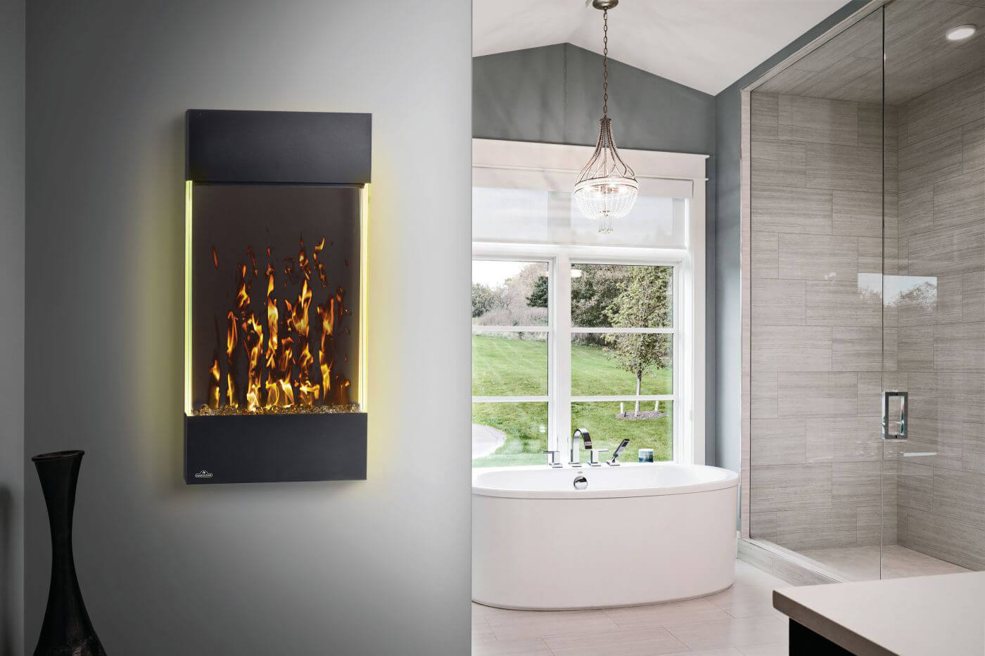 Electric fireplace lifestyle