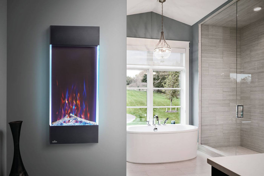 Napoleon Allure Vertical Wall Mount Electric Fireplace -NEFVC38H