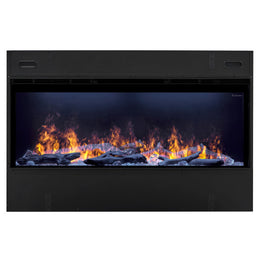 Dimplex 46 inch Linear Opti-Myst Electric Fireplace flame detail