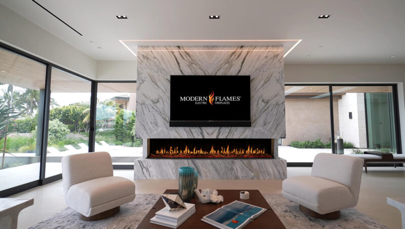 Modern Flames 100" Orion Multi-Sided Electric Fireplace - OR100-MULTI-V2