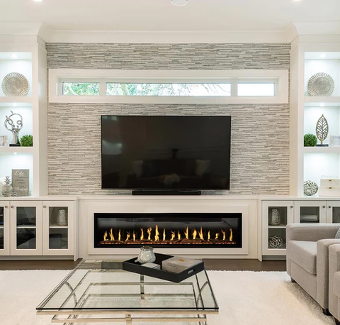 Modern Flames Orion Slim 76" Linear Electric Fireplace OR76-SLIM