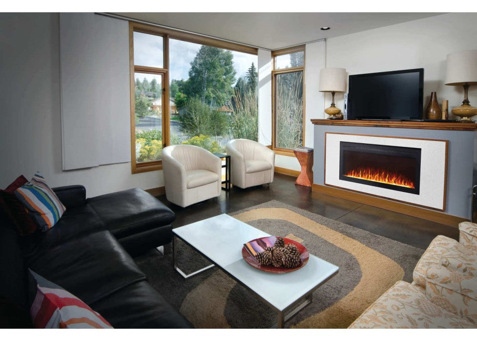 Napoleon 42" PurView Electric Fireplace in Living Room - NEFL42HI