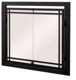 Dimplex Revillusion Double Glass Doors - RBFDOOR42