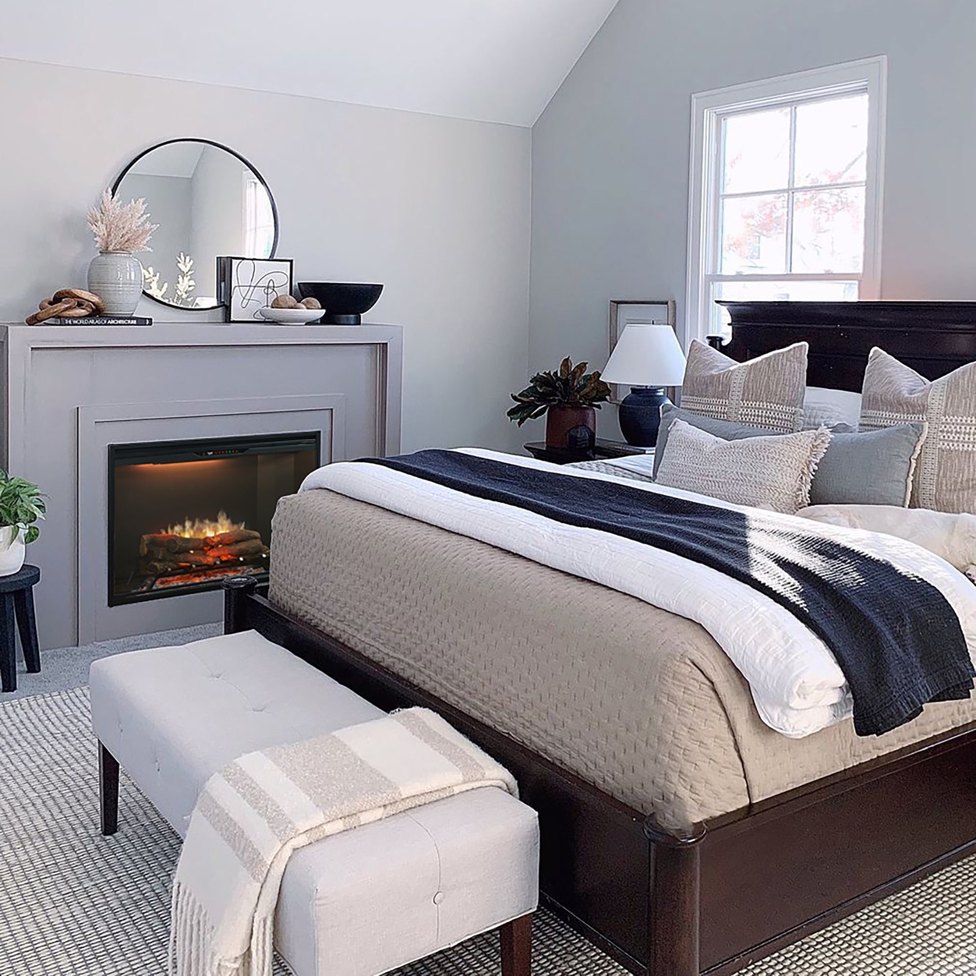 Electric fireplace lifestyle