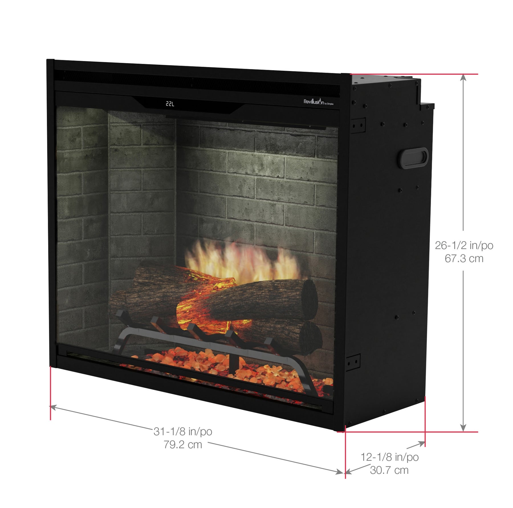 Dimplex Revillusion 30 inch Built-in Firebox product image