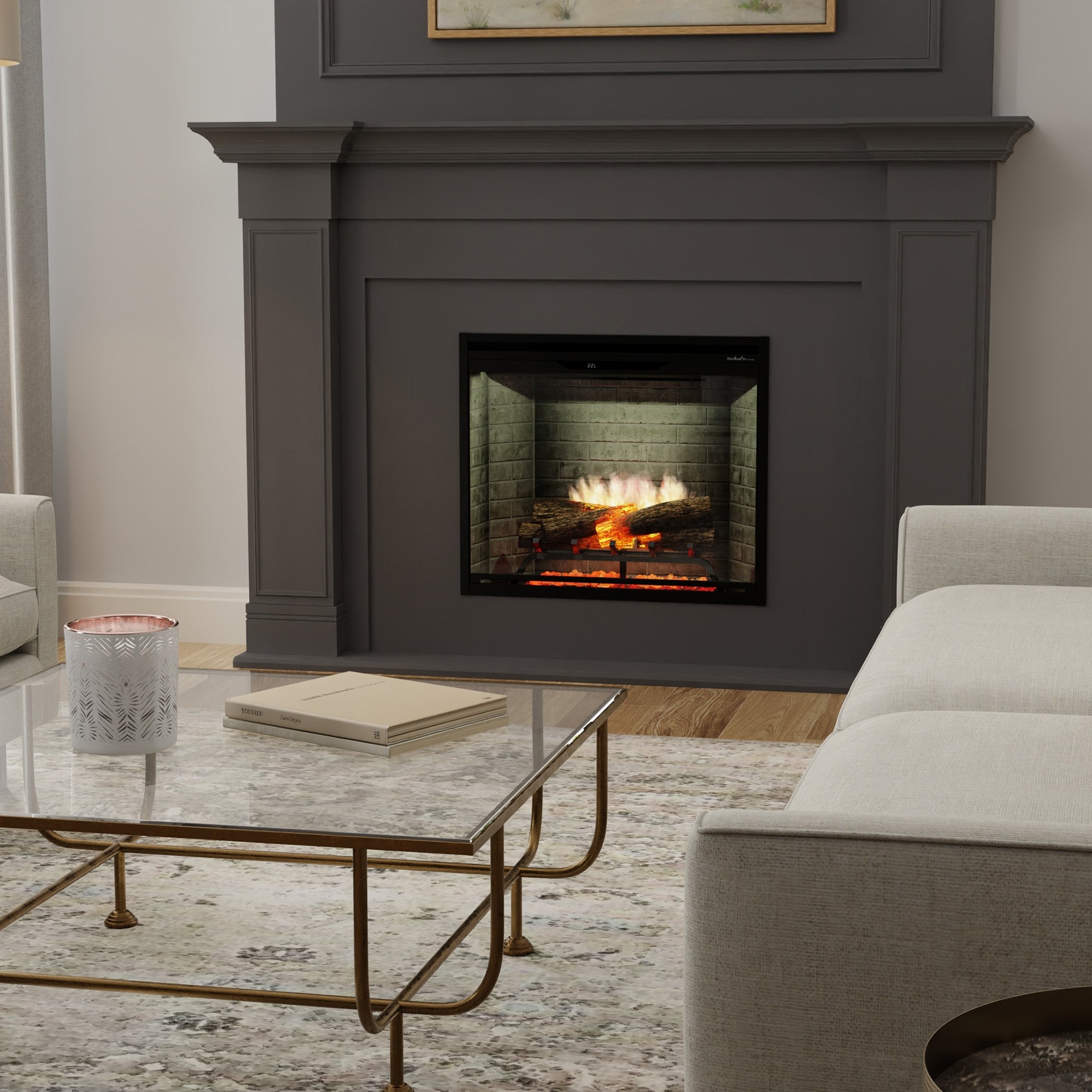 Electric fireplace lifestyle