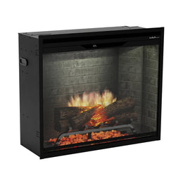 Dimplex Revillusion 30 inch Built-in Firebox - Neutral Brick lifestyle view