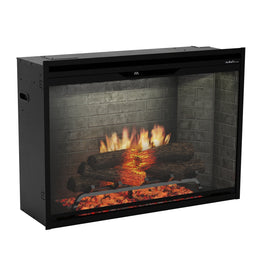 Dimplex Revillusion 36 inch Built-in Firebox - Neutral Brick lifestyle view
