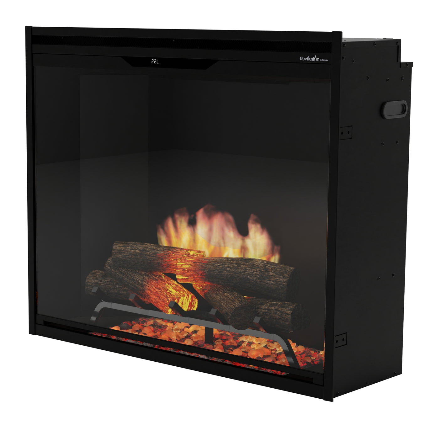 Dimplex Revillusion 36" Portrait Built-in Firebox - Black